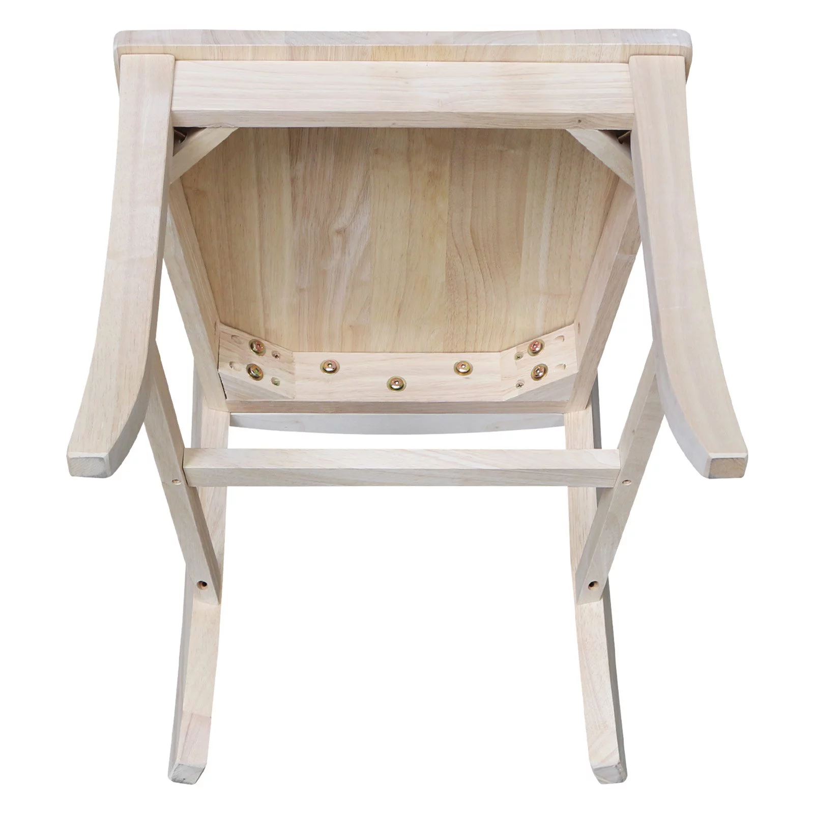 Amanda Solid Wood Chairs - Set of 2 - Unfinished