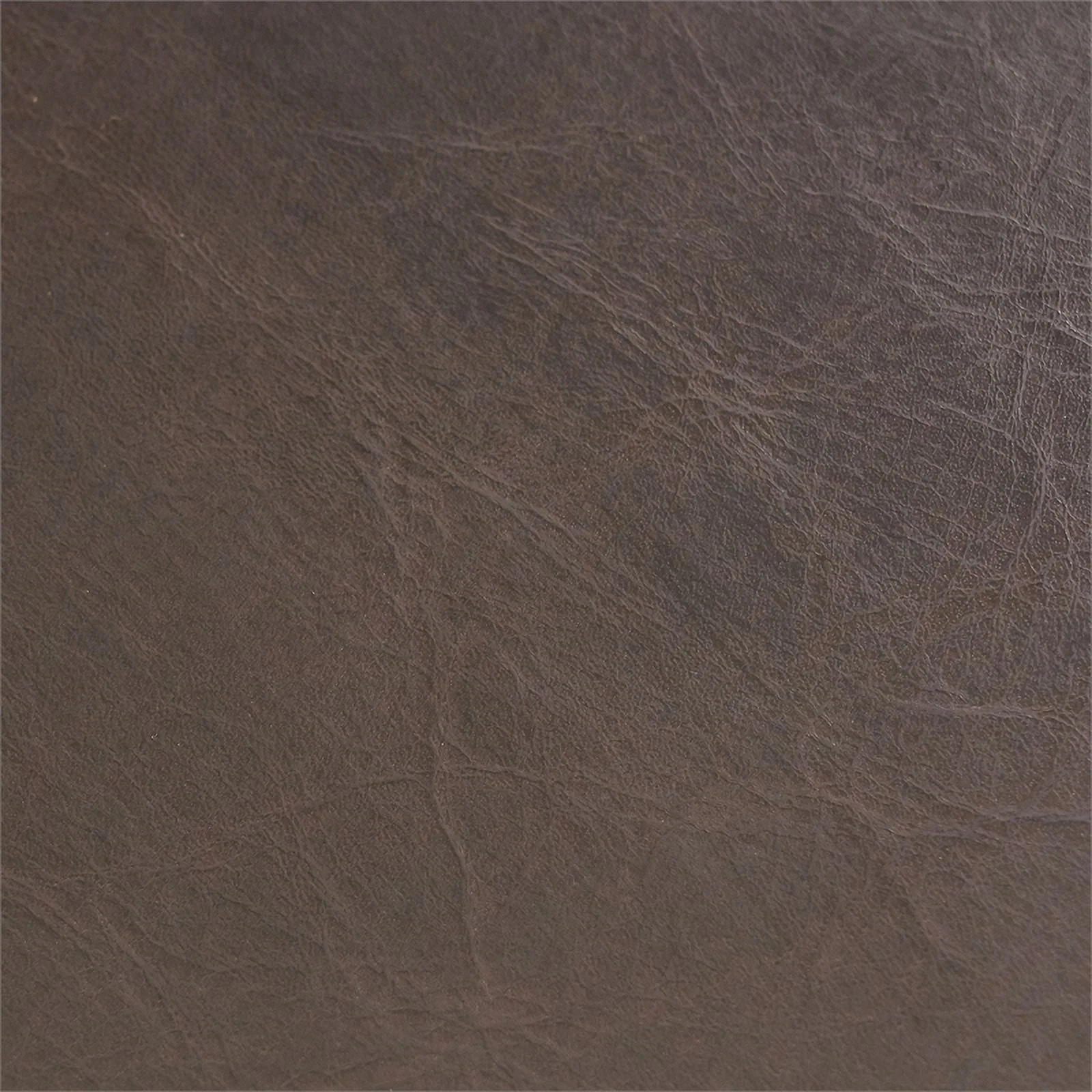 Noble House Finlay Bonded Faux Leather Chaise Lounge in Brown