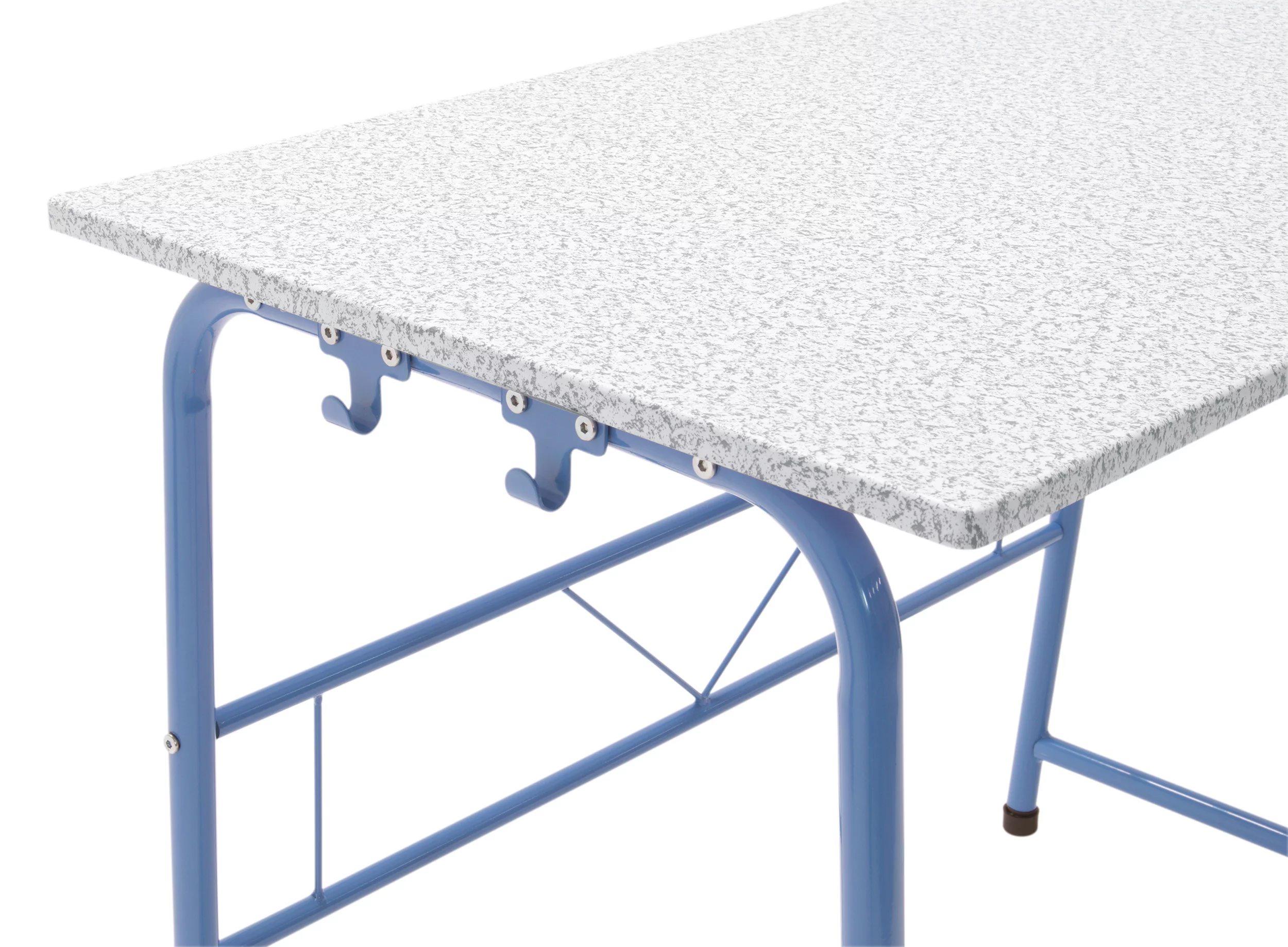 Studio Designs Project Center 2-Piece Metal Art Desk and Bench, Blue
