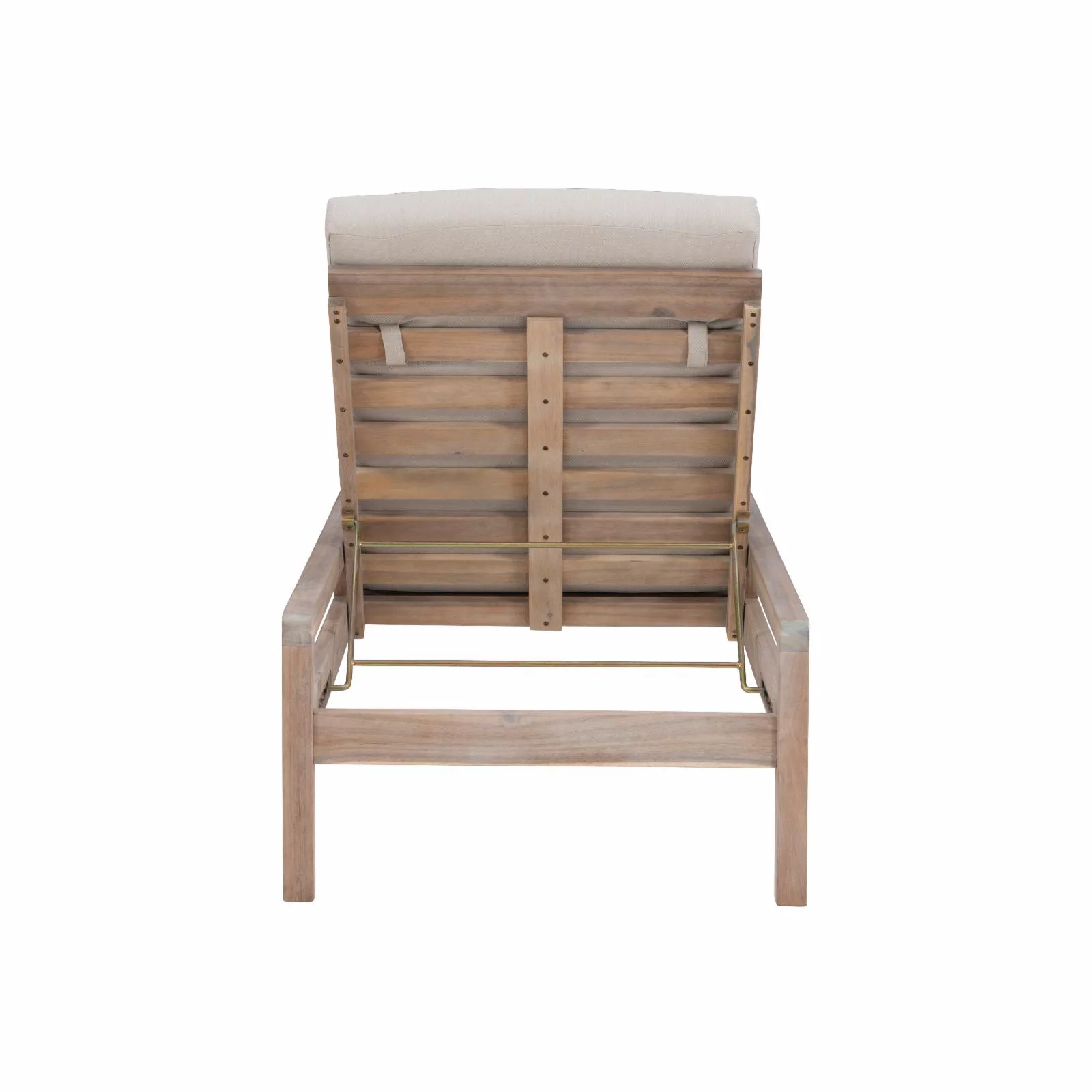 Teagon Bge Nat Single Chaise Lounger