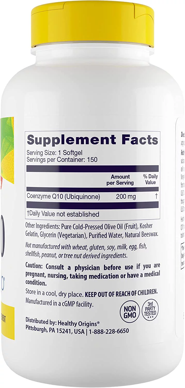 Healthy Origins  CoQ10 200 mg (150 Softgels)