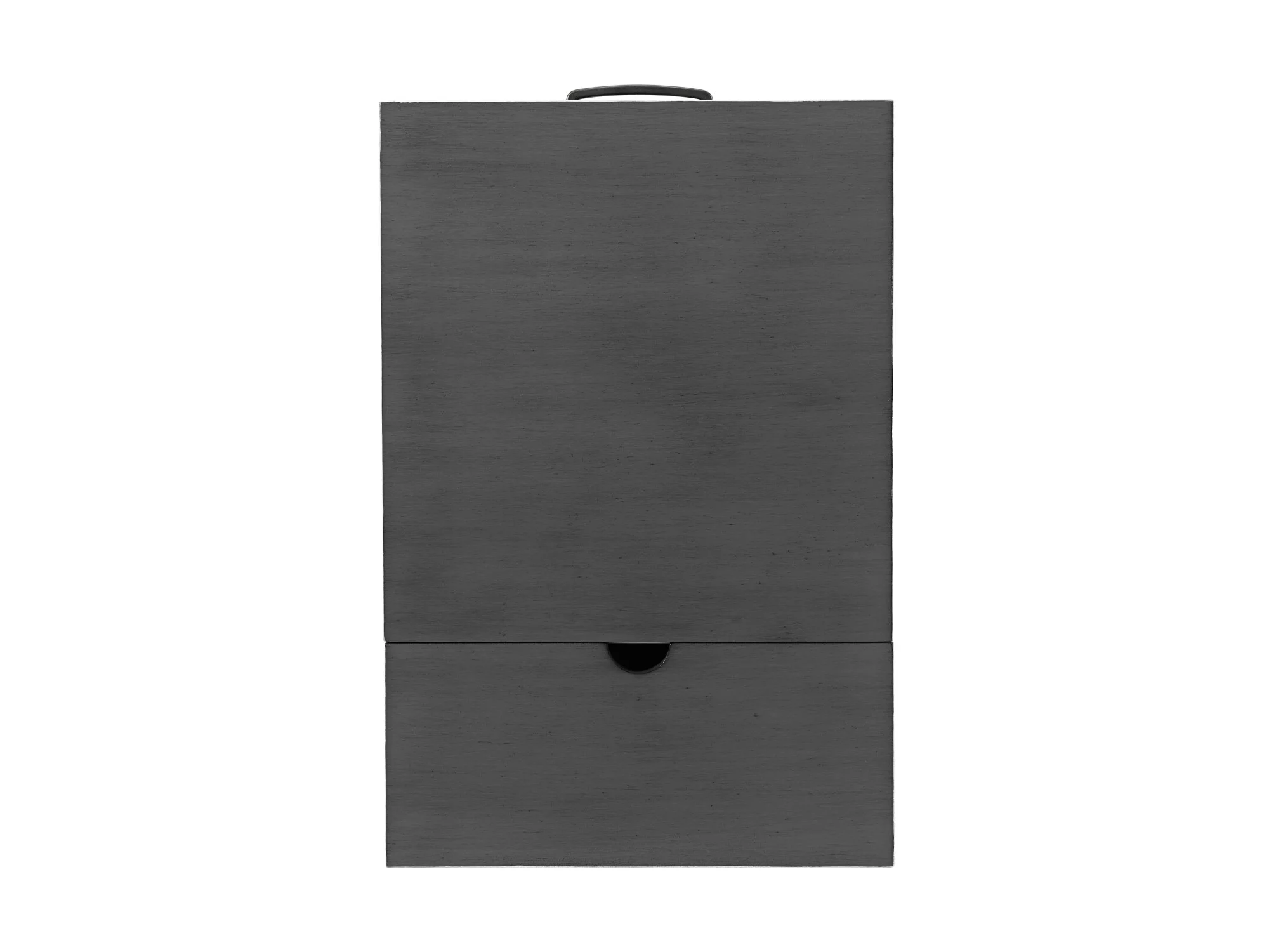 Martin Svensson Home Del Mar Chairside Table with Power, Antique White and Grey