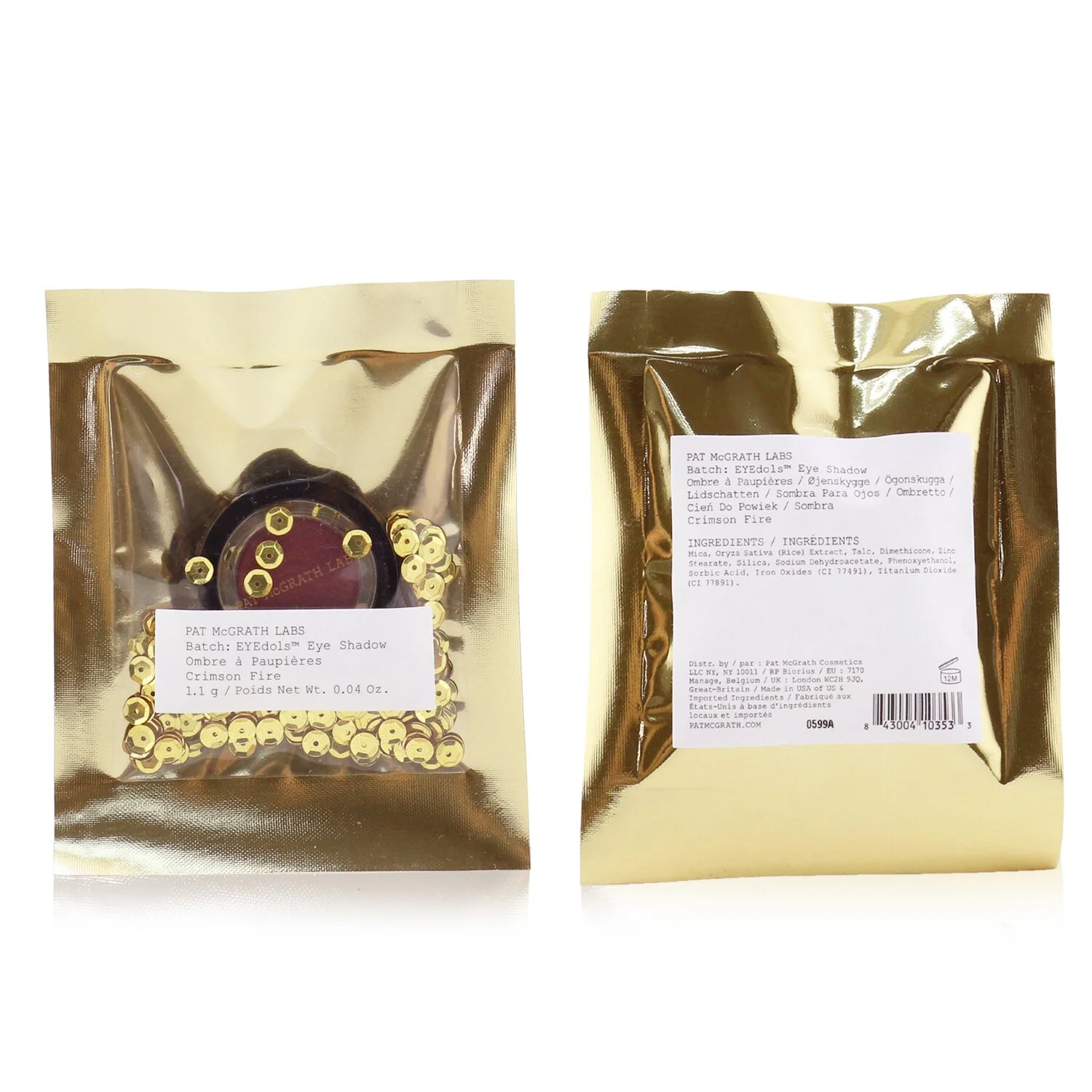 Pat McGrath Labs Eyedols Eye Shadow - # Deep Velvet (Deep Plum Brown Suede)  1.1g/0.04oz