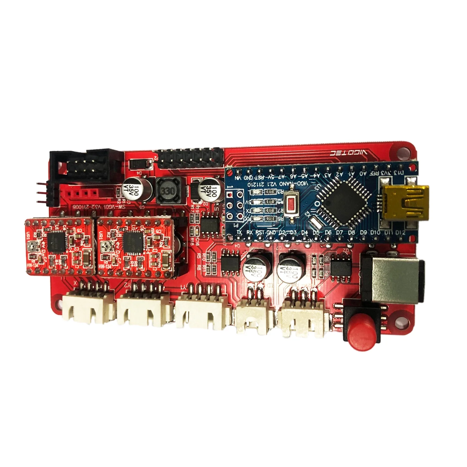 Andoer Premium Material 12V DIY Woodworking Engraver Control Board for Stepper Motor Engraving Machine