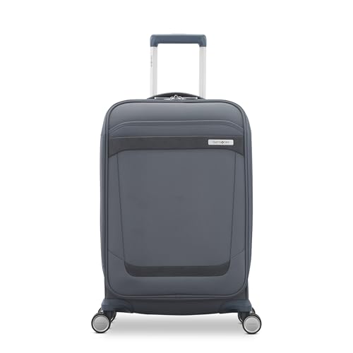 Samsonite Elevation Plus 22-Inch Carry-On - Expandable Softside Spinner Luggage - Cypress Green