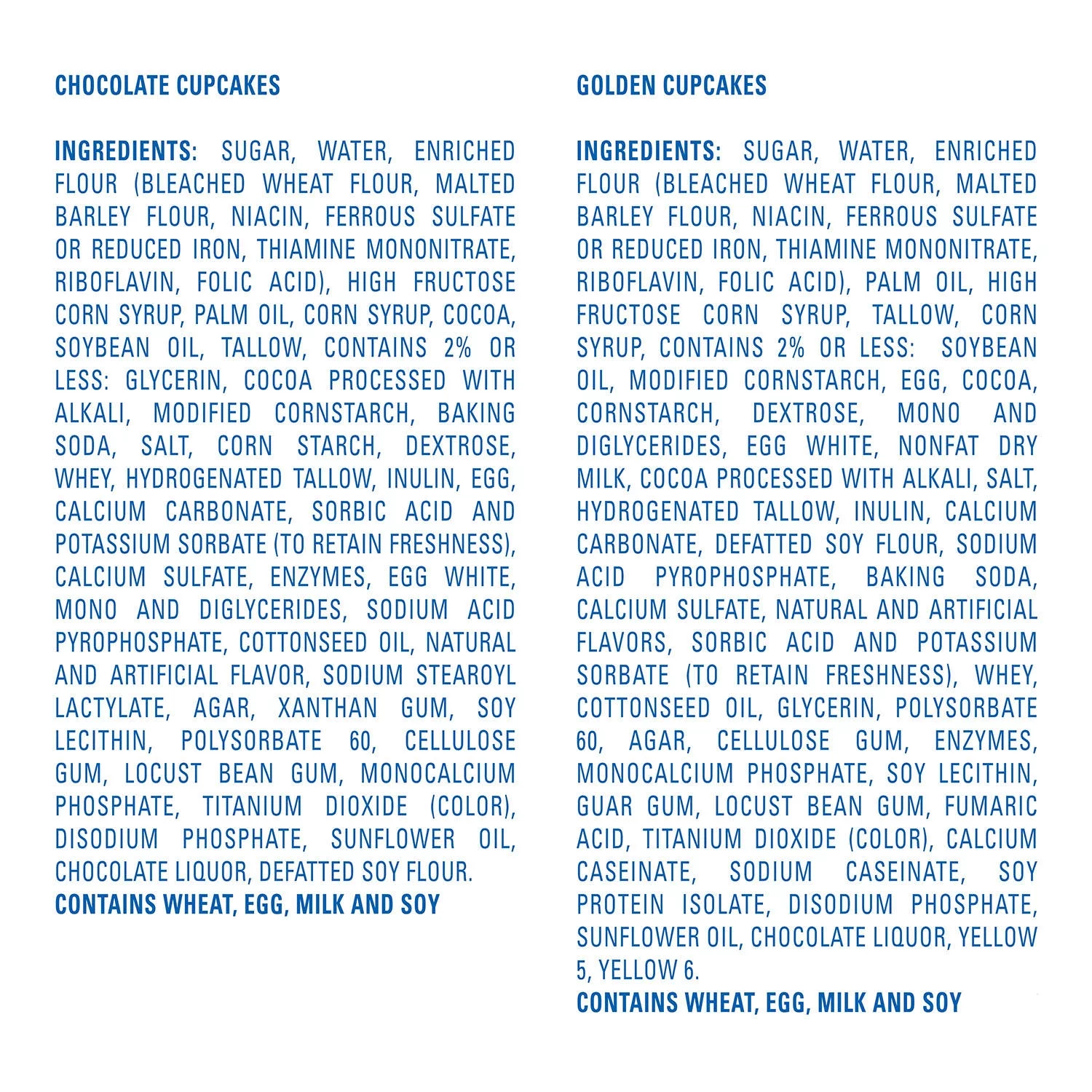 Hostess Chocolate Cupcakes & Golden Cupcakes Variety Pack (32 Ct.)