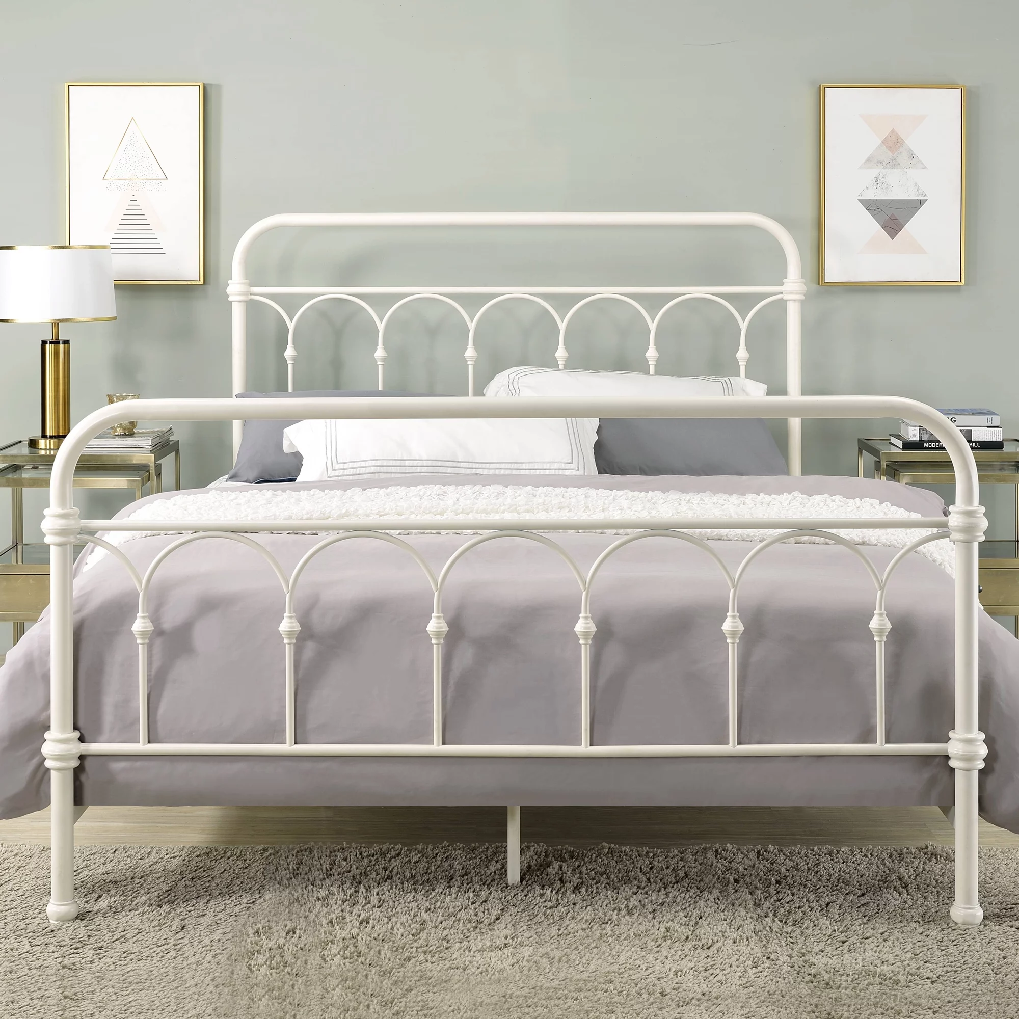 ACME Citron Queen Bed in White