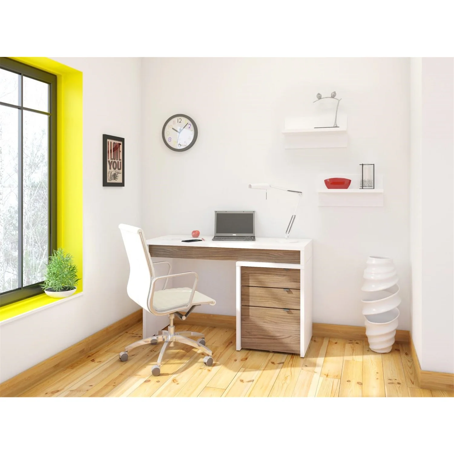 Homestock Elegant Escape Reversible Desk Panel