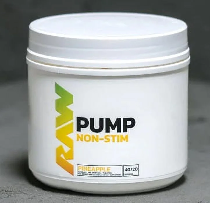 RAW Nutrition: Pump Non-Stim, Pineapple Flavor