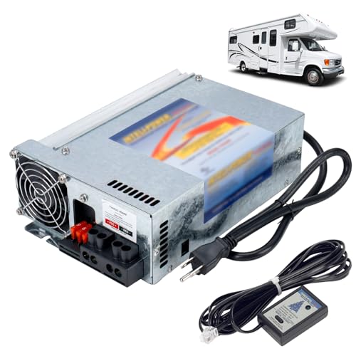 Rv Power Converter Inverter Charger 12v rv Converter 80 Amp Progressive Dynamics PD9280AV Inteli-Power 9200 Series Converter/Charger with Built-in Charge Wizard for Rv Camper Caravans