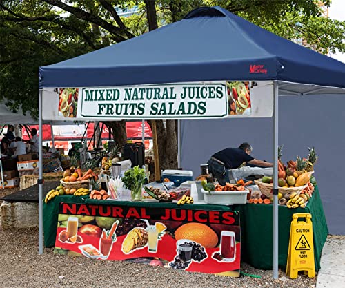 MASTERCANOPY Durable Pop-up Canopy Tent with 1 Sidewall (10'x10',White)