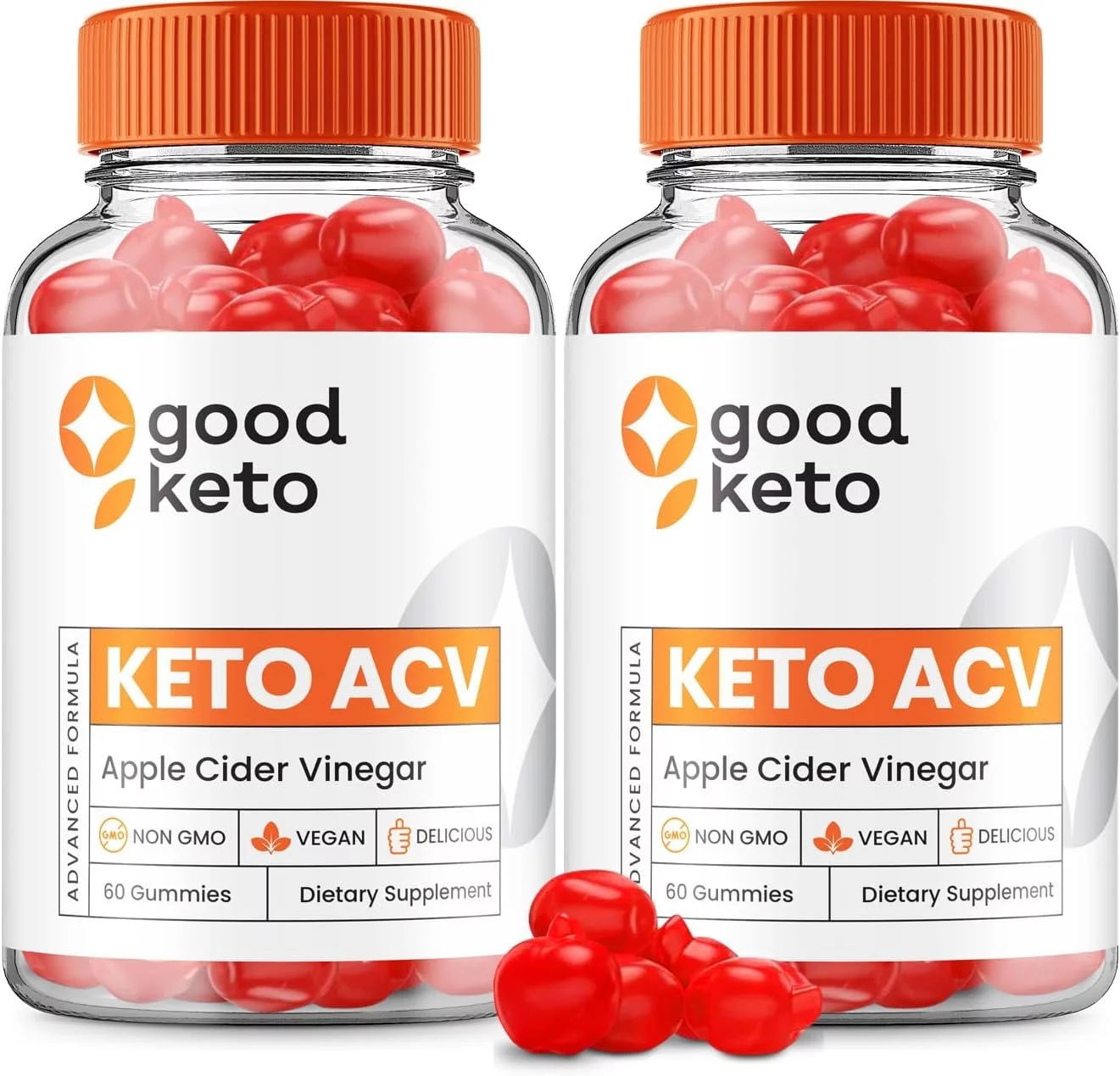 2 Pack Good Keto ACV Gummies - Official - Keto Good ACV Advanced Formula Plus Apple Cider Vinegar Dietary Supplement B12 Beet Root Juice Men Women 120 Gummies