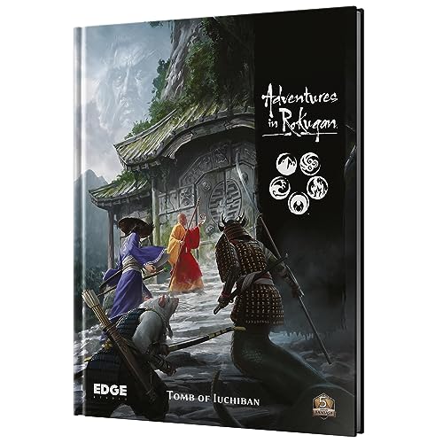 Asmodee Adventures in Rokugan Roleplaying Game Tomb of Iuchiban Expansion - Unveil The Secrets of The Ancient Tomb, RPG Strategy Game, 2+ Players, Ages 14+, 90 Minute Playtime