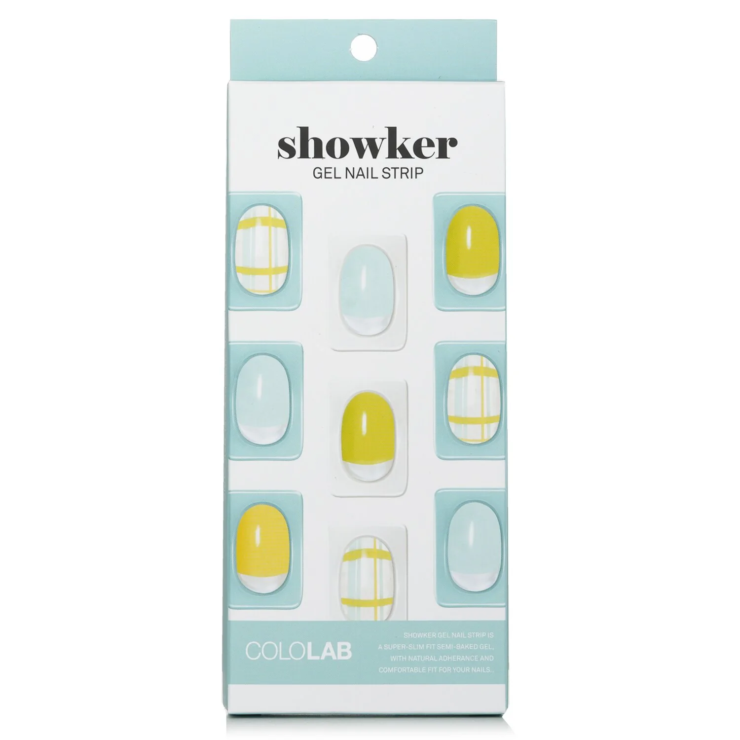 Cololab Showker Gel Nail Strip # CNG803 Twinkle Moonlight  1pcs