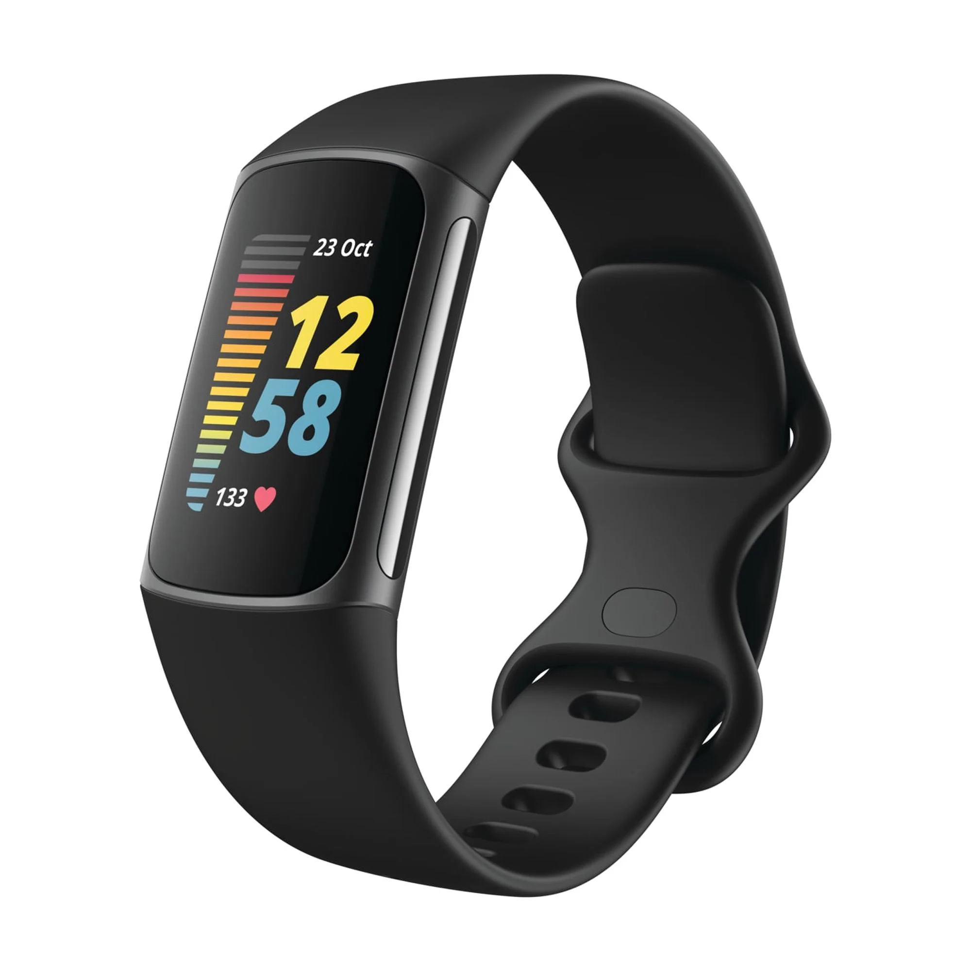 Charge 5 Fitness Tracker - Black/Graphite Stainless Steel