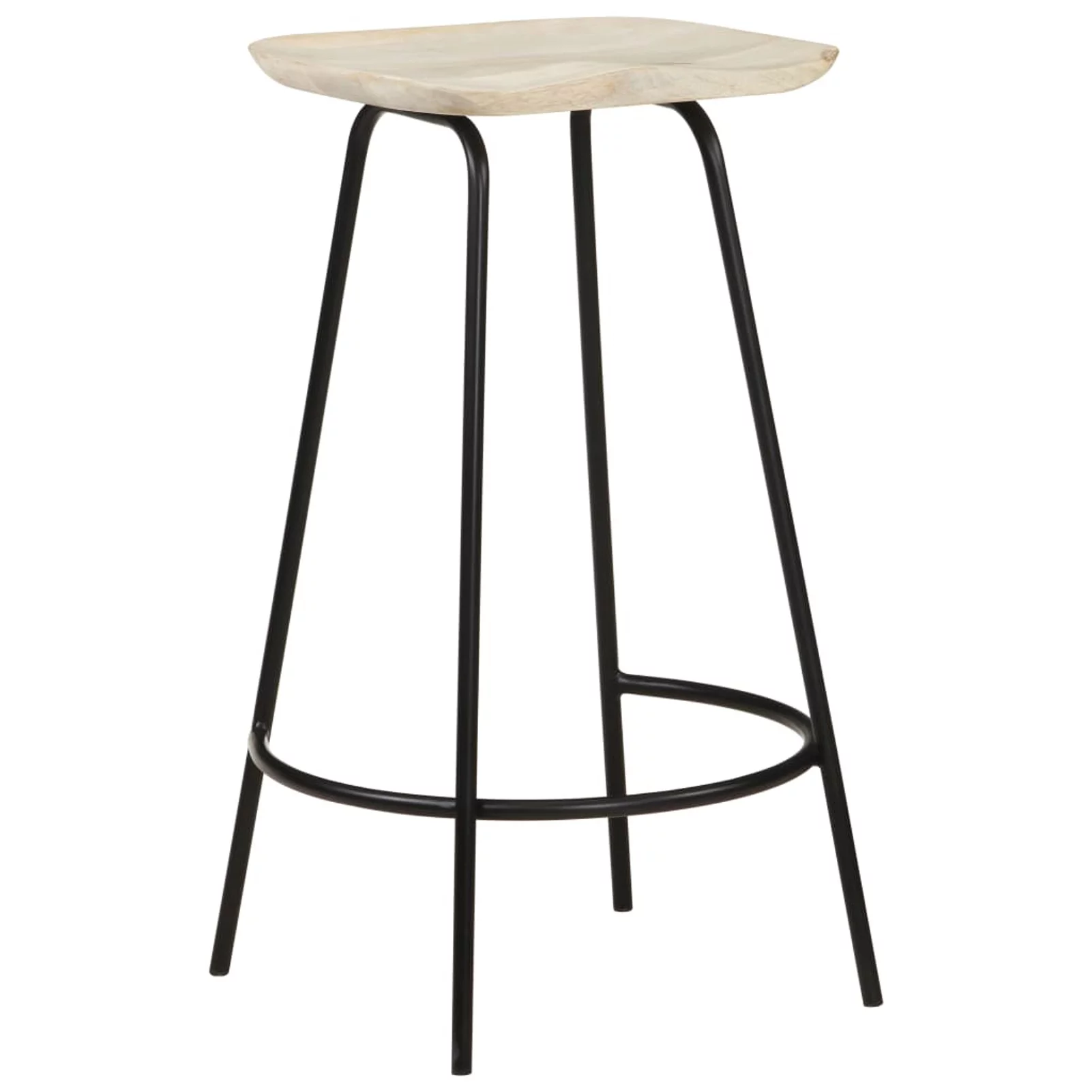 Htovila Bar Stools 4 pcs Solid Mango Wood