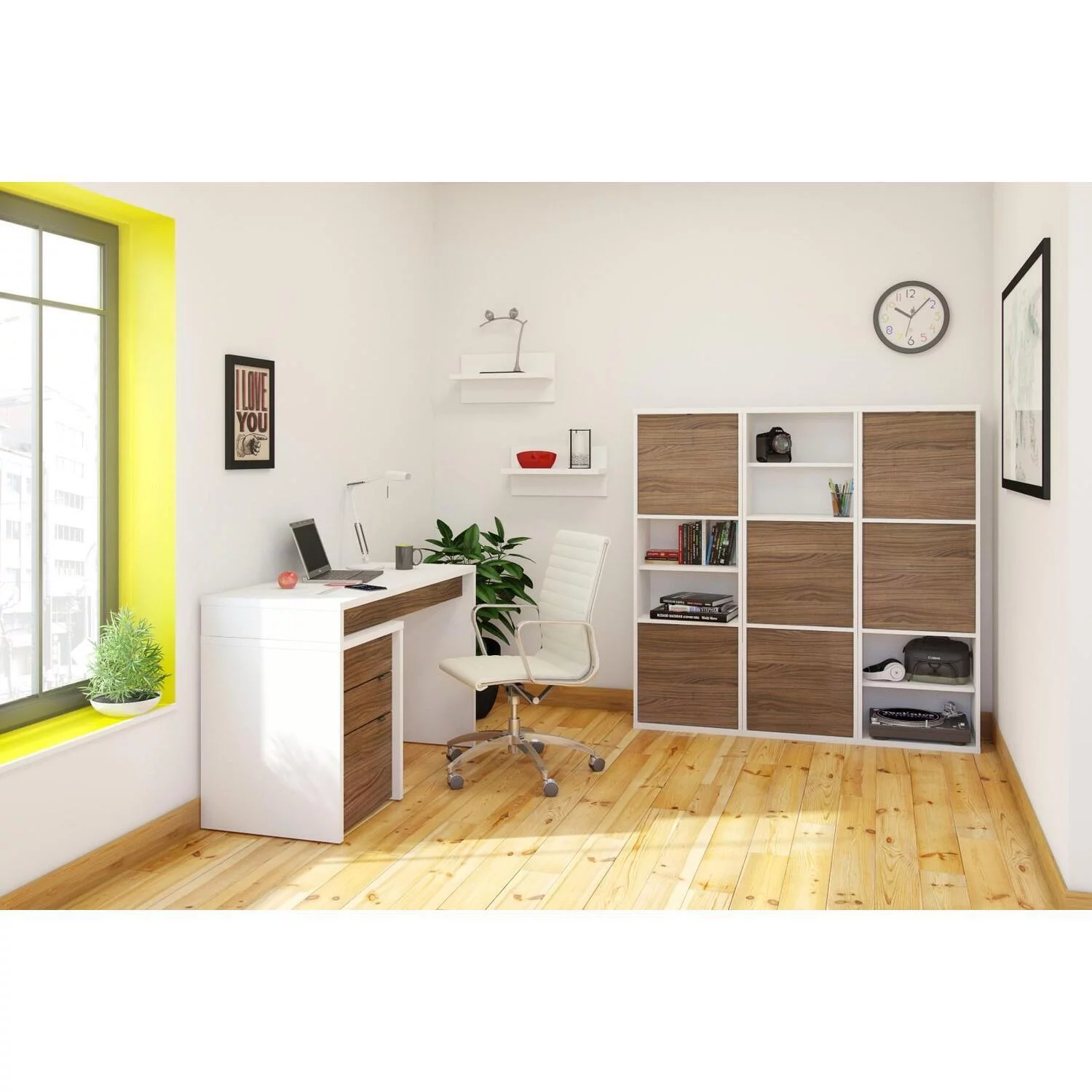 Homestock Elegant Escape Reversible Desk Panel