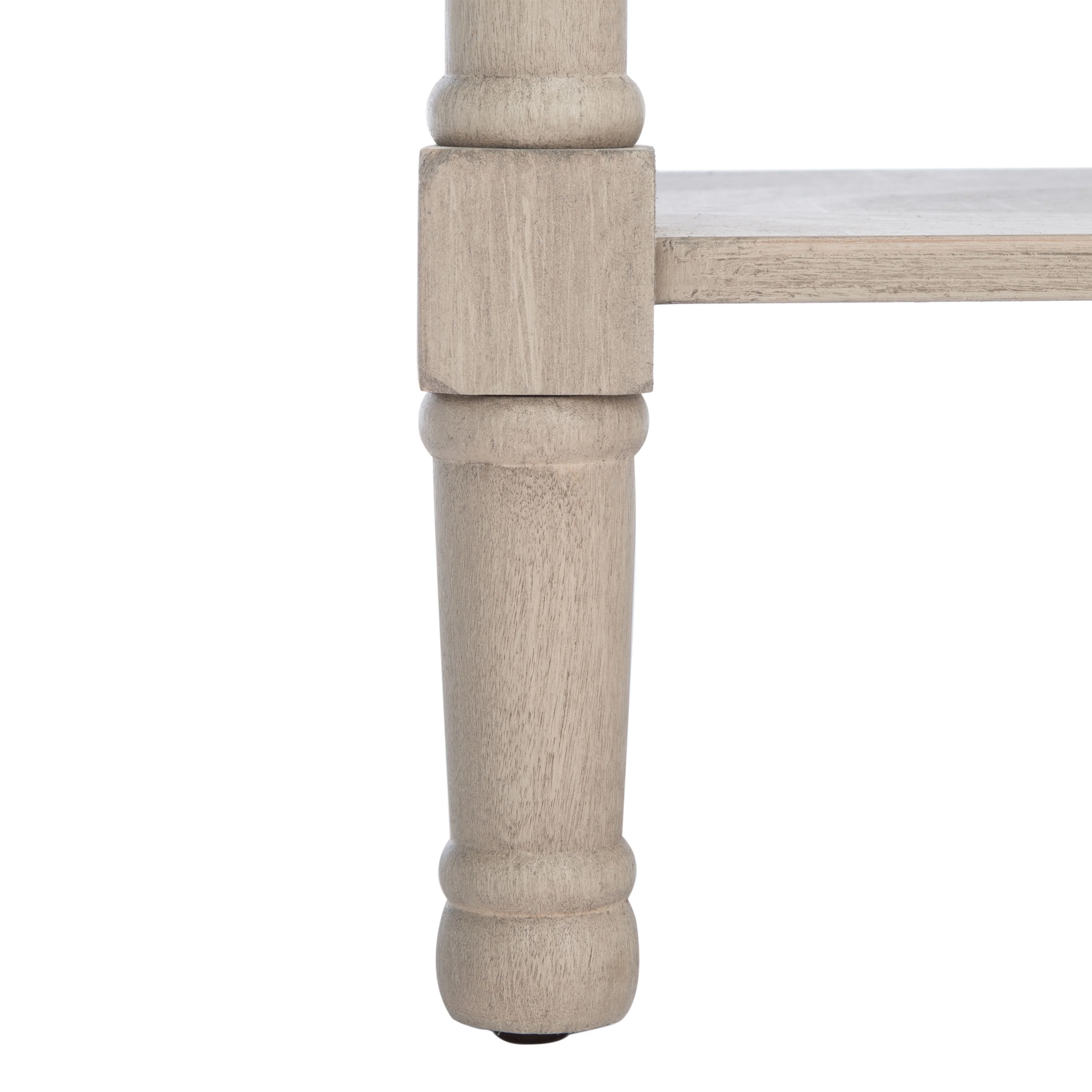 SAFAVIEH Josie French 2-Drawer Taupe Wood Rectangle Console Table (35.5 in. W x 13 in. D x 29.5 in. H)