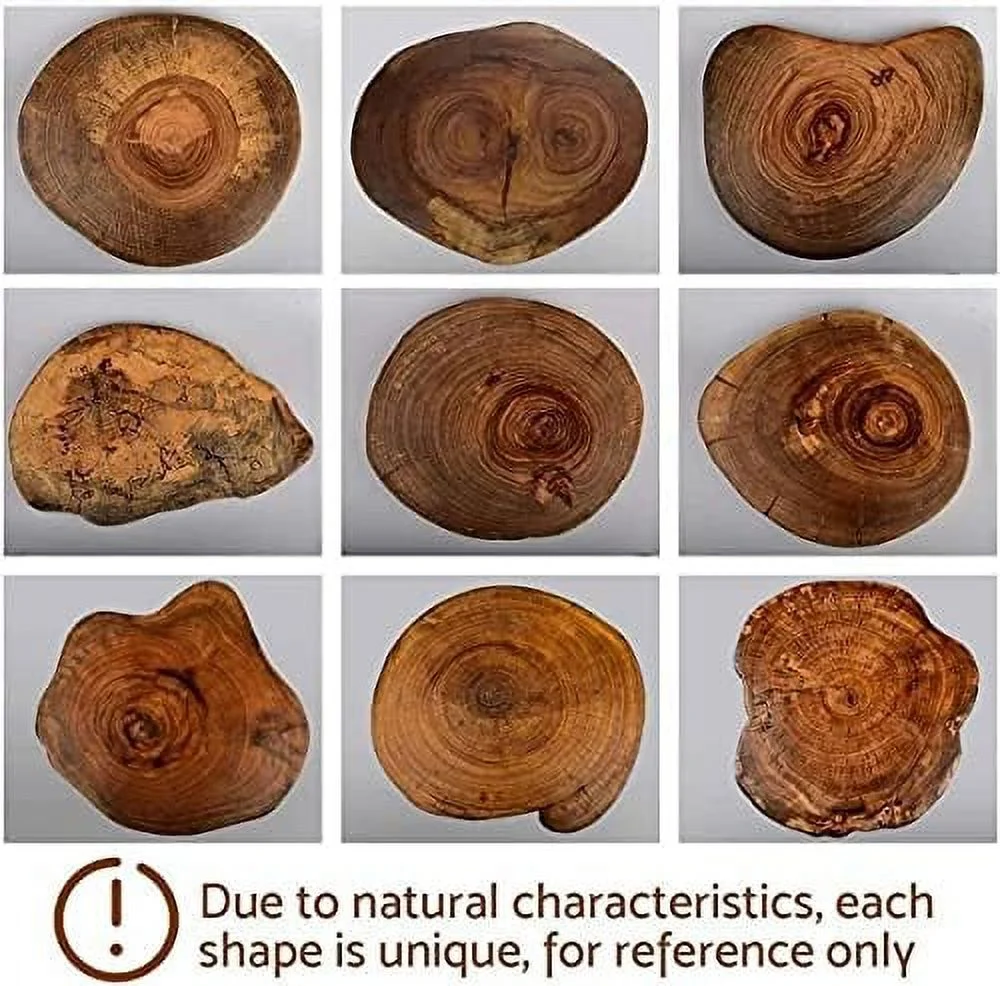 NLIBOOMLife Hurricom Round Accent Table  Rustic Old Elm Wood Round End Table with 3-Leg Metal Stand