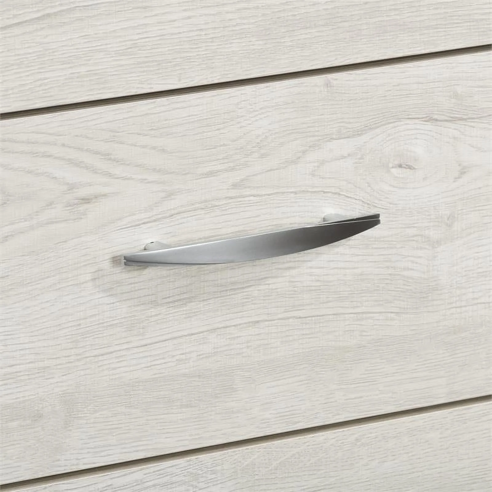 Bowery Hill 5-Drawer Mid-Century Engineered Wood Tall Dresser in White