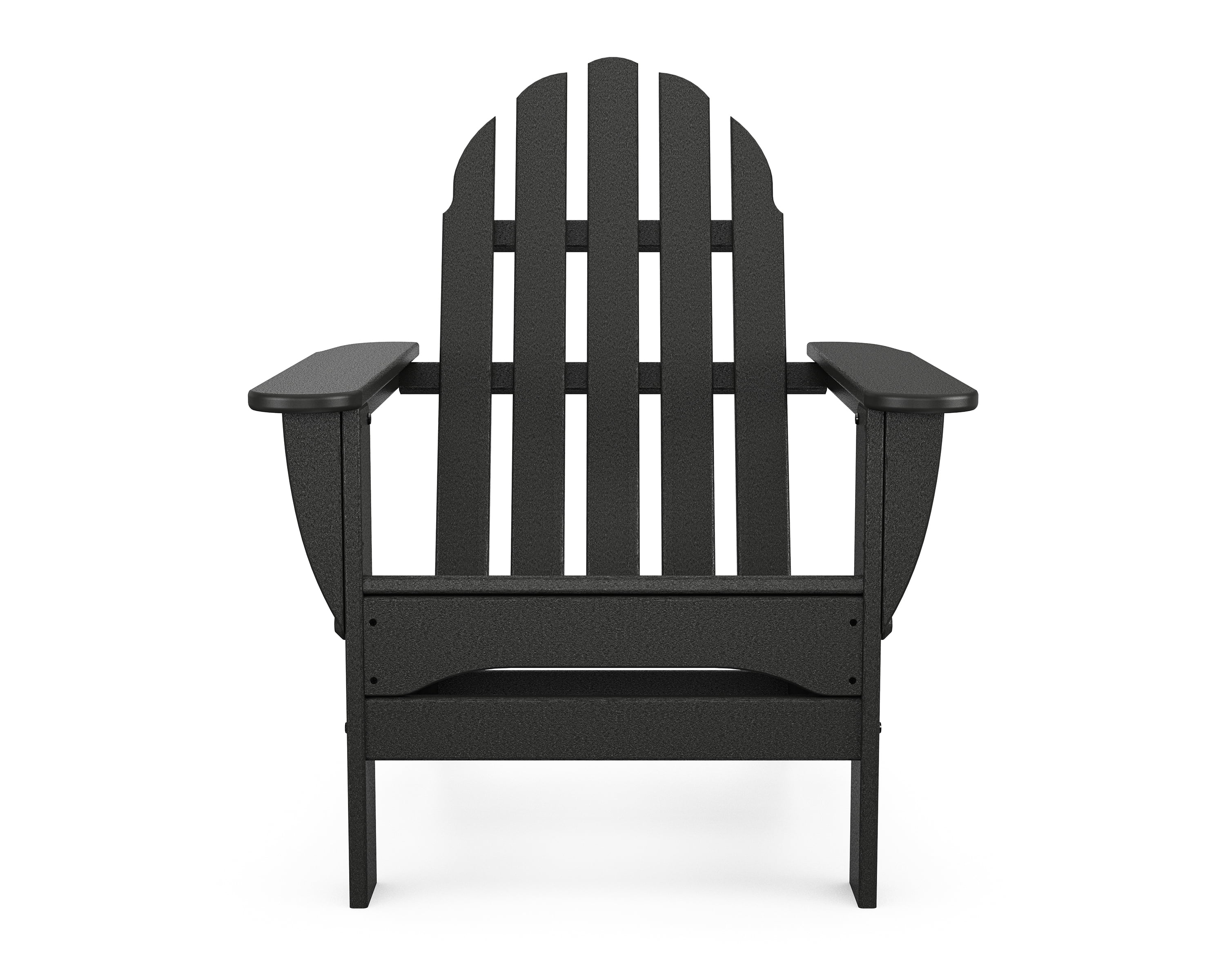 POLYWOOD Classic Folding Adirondack 3-Piece Set in Black