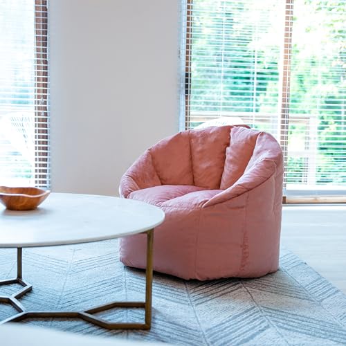 Big Joe Milano Lenox Denim Cobalt Beanbag Chair