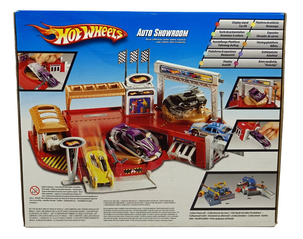Hot Wheels Auto Showroom Playset - Display Stand Car Lift