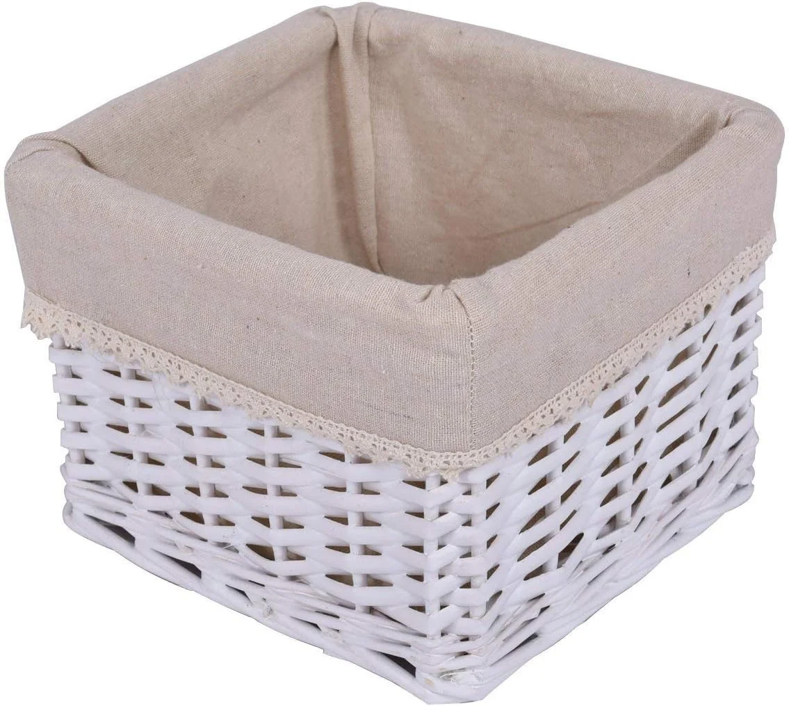 Wooden Bedside Table Nightstand Chest Cabinet Bedroom Furniture Drawer Baskets (1)