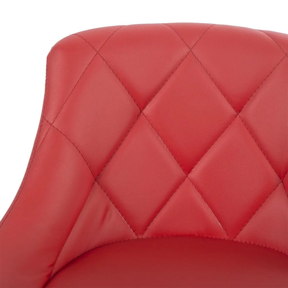 Air Lift Adjustable Swivel Bar Stools With Seat Back Pad, Set Of 2