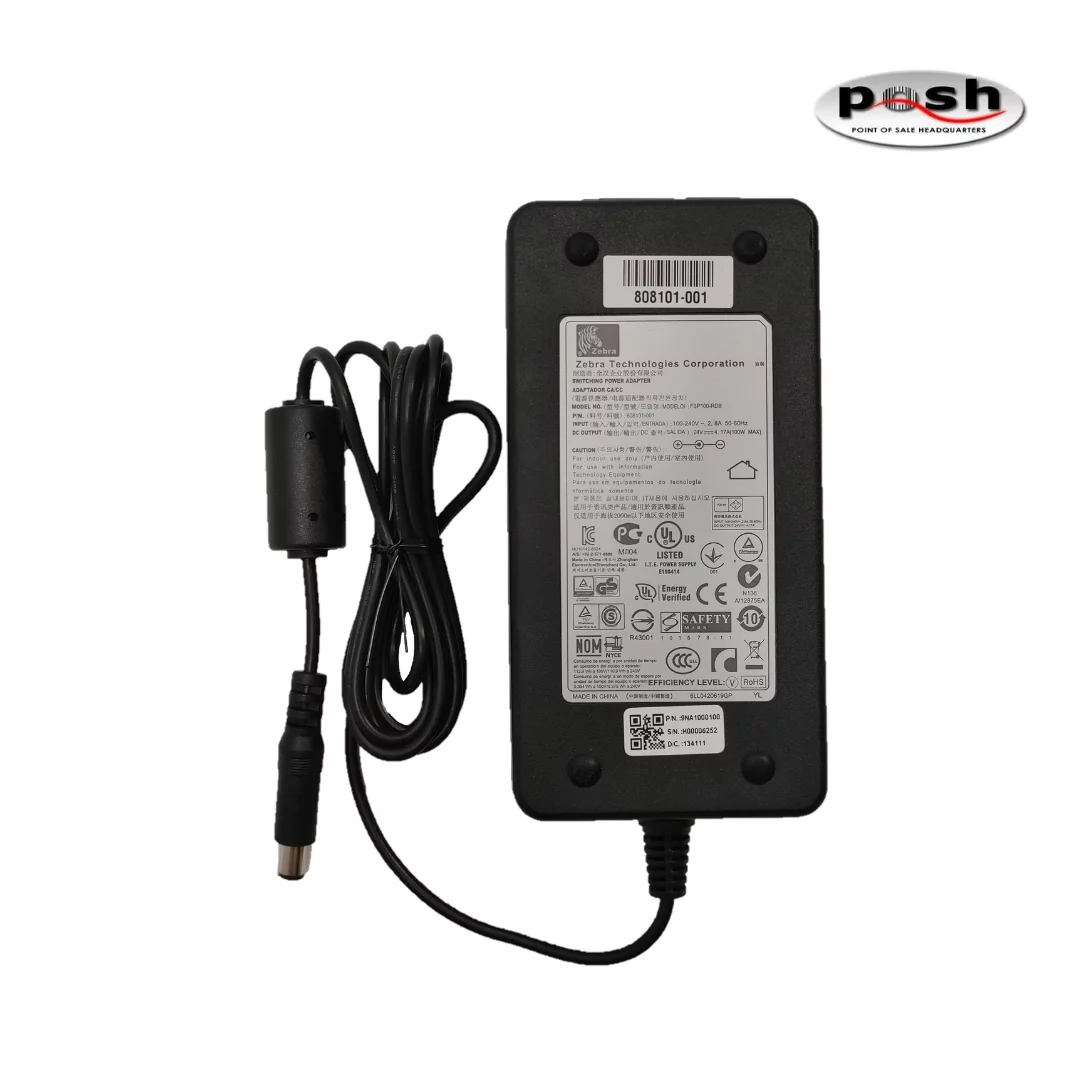 Zebra GX430d Direct Thermal Monochrome Desktop Label Printer - W/ Power Supply