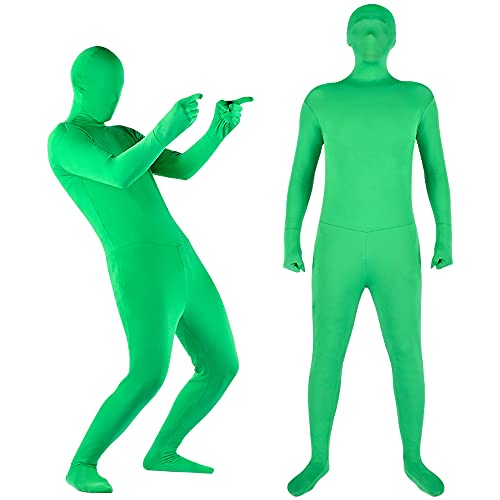 Andoer Full Body Photography Chromakey Green Suit Unisex Adult Green