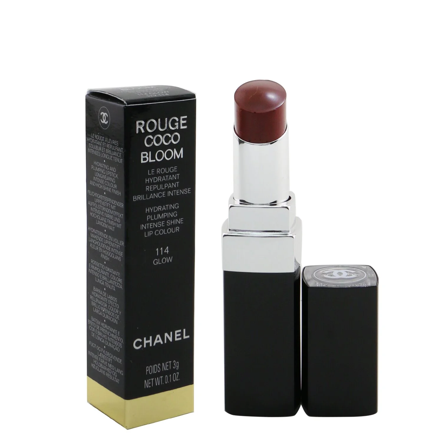 Chanel Rouge Coco Bloom Hydrating Plumping Intense Shine Lip Colour - # 132 Vivacity  3g/0.1oz