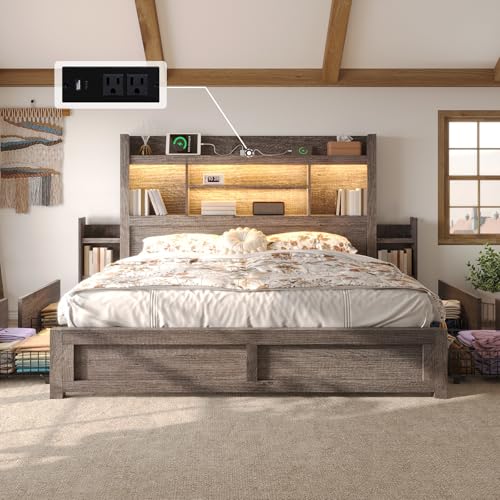 Queen Bed Frame with 49.6
