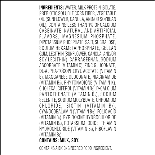 Atkins Creamy Milk Chocolate PLUS Protein Shake, 30g Protein, 7g Fiber, 2g Net Carb, 1g Sugar, Keto Friendly, Low Carb, High Protein Drink, 12 Count