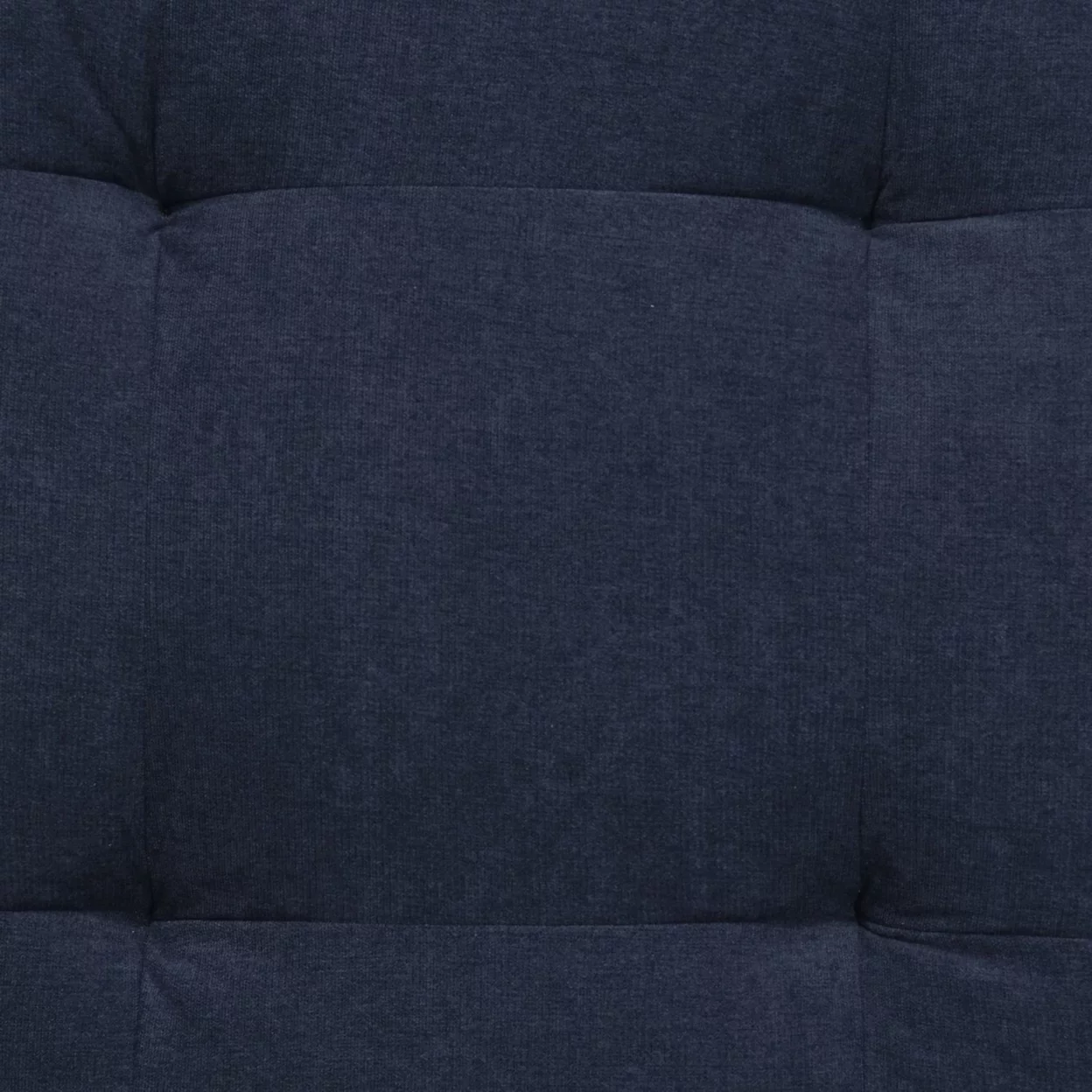 Pixie Navy Blue And Cream Fabric Modular Sectional Seating Armless Accent Chair