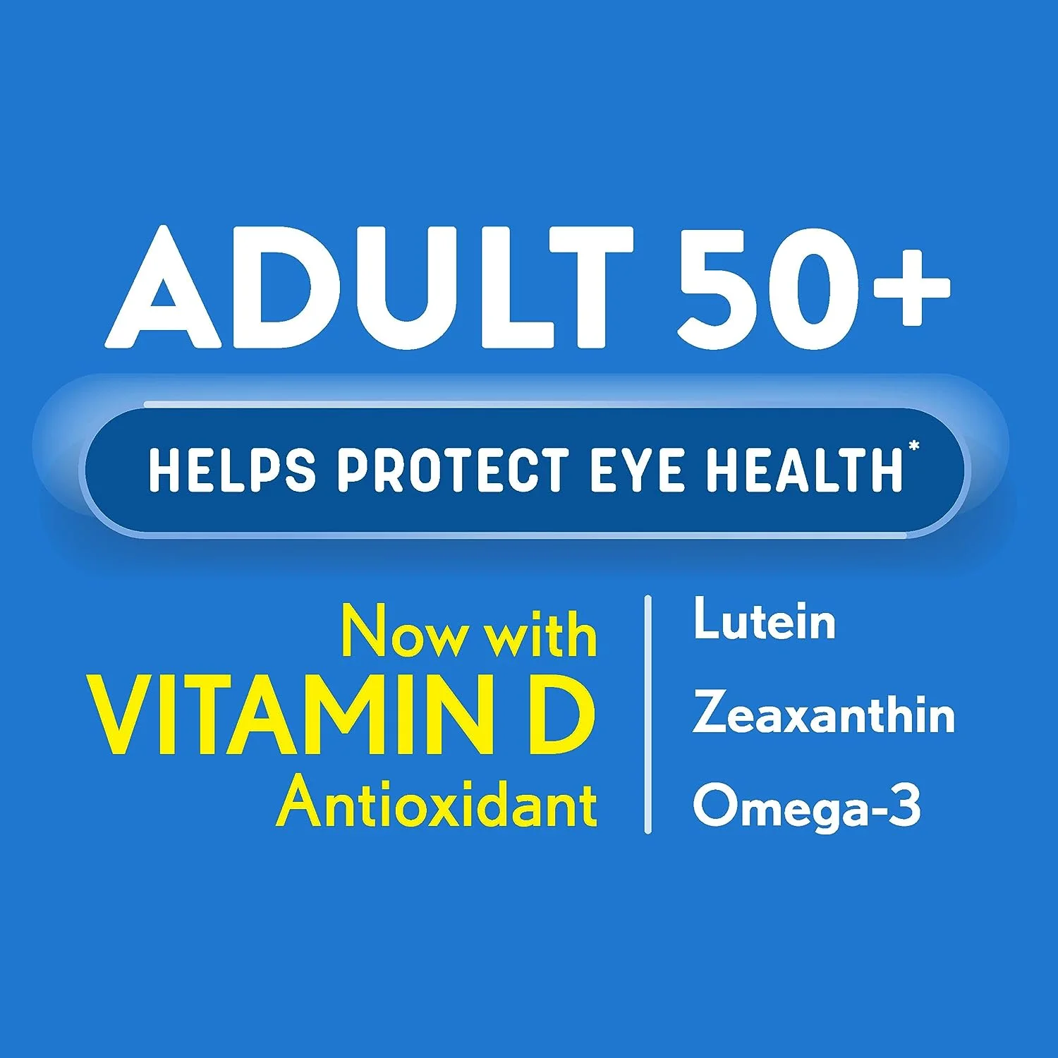 O-cuvite Adult 50+ Eye Vitamin & Mineral Supplement - 150 Softgels per Bottle