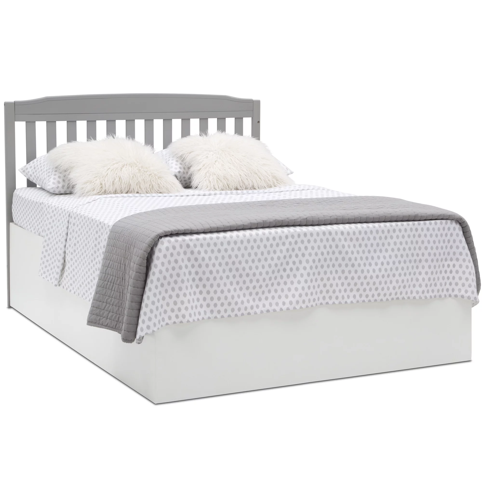 Delta Children Mason 6-in-1 Convertible Crib and Changer, Gray