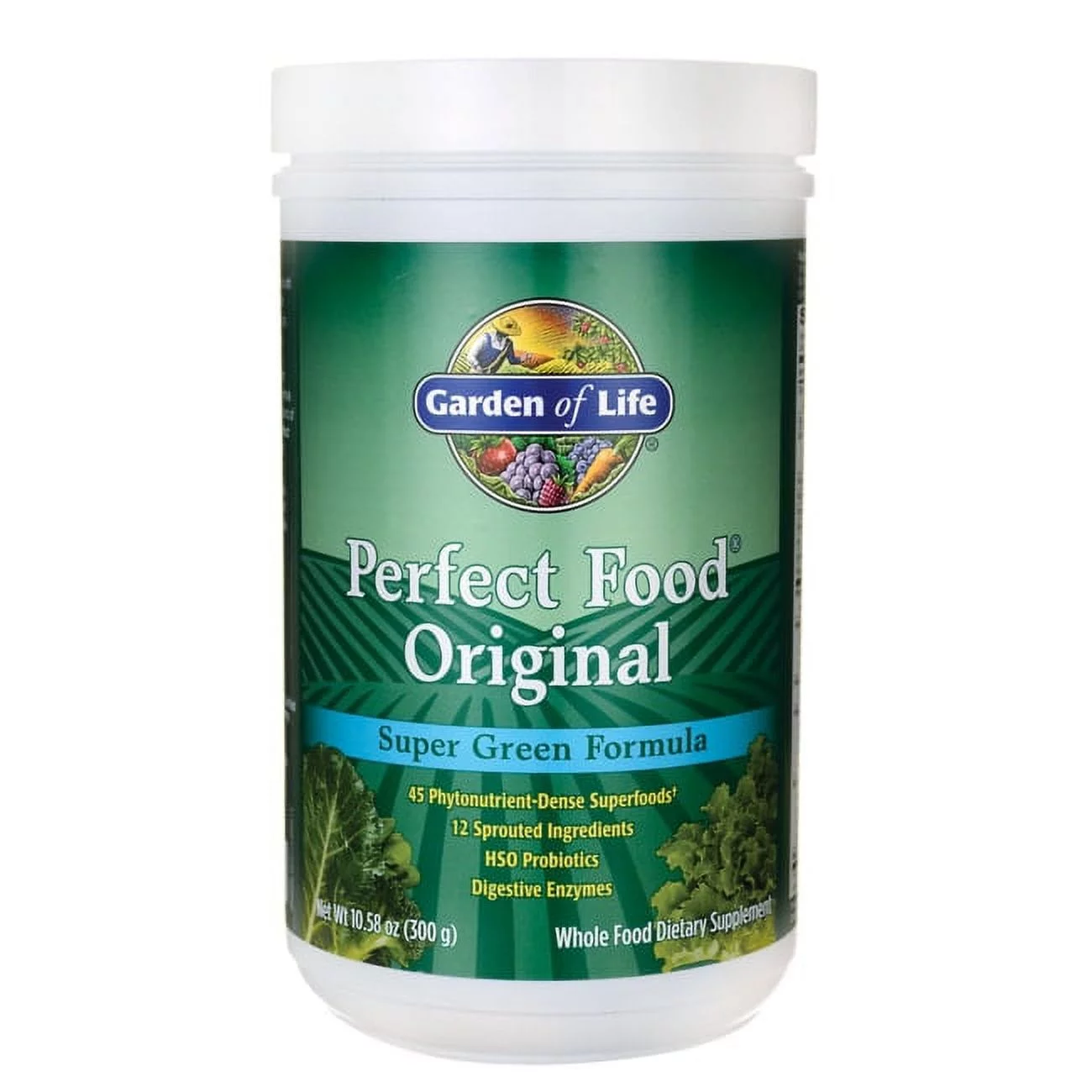 Garden of Life, Perfect Food Original, Super Greens, 10.58oz