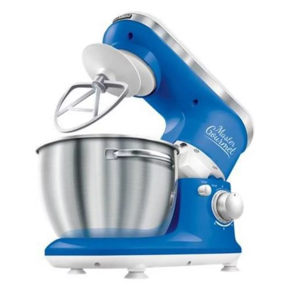 Sencor STM3622BL 4.2 qt. Stand Mixer 300W with Pouring Shield, Blue
