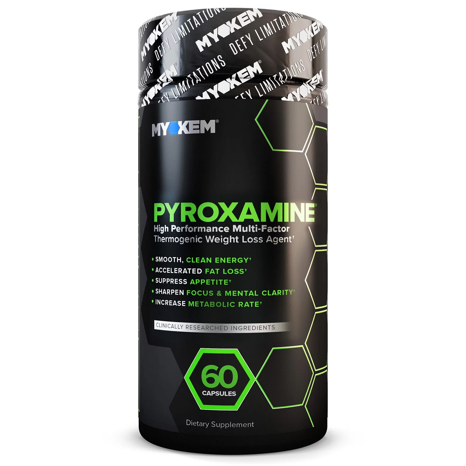 PYROXAMINE Professional Strength Fat Burner Weight Loss Diet Pill Supplement 60 Capsules