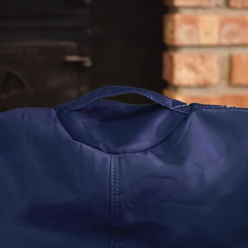 Big Joe Classic Bean Bag Chair, Sapphire Smartmax, Durable Polyester Nylon Blend, 2 feet Round