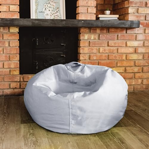 Big Joe Classic Bean Bag Chair, Sapphire Smartmax, Durable Polyester Nylon Blend, 2 feet Round