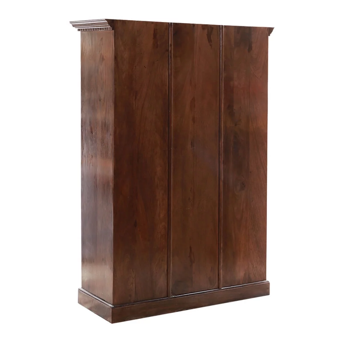 Guful Turquoise Hand Carved Solid Wood 2 Drawer Armoire