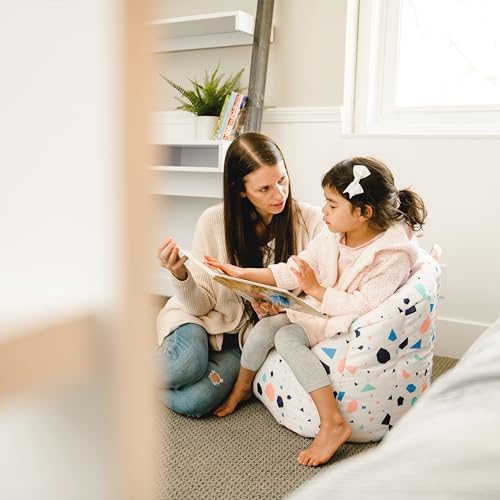 Big Joe Milano Lenox Denim Cobalt Beanbag Chair