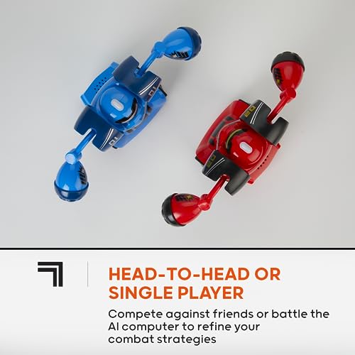Sharper Image Robot Combat Set [2023 Amazon Exclusive] 2-Player Remote Control RC Battle Robots, LED Lights & Sound Effects, Wireless Infrared Technology, Fun Electronic Fighting Kids & Family Game