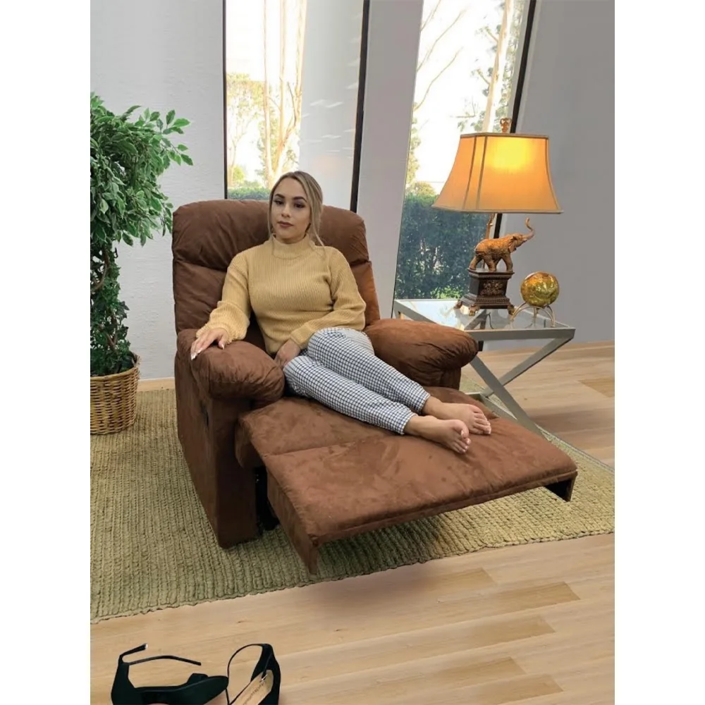 Acme Furniture Arcadia Recliner in Chocolate Microfiber