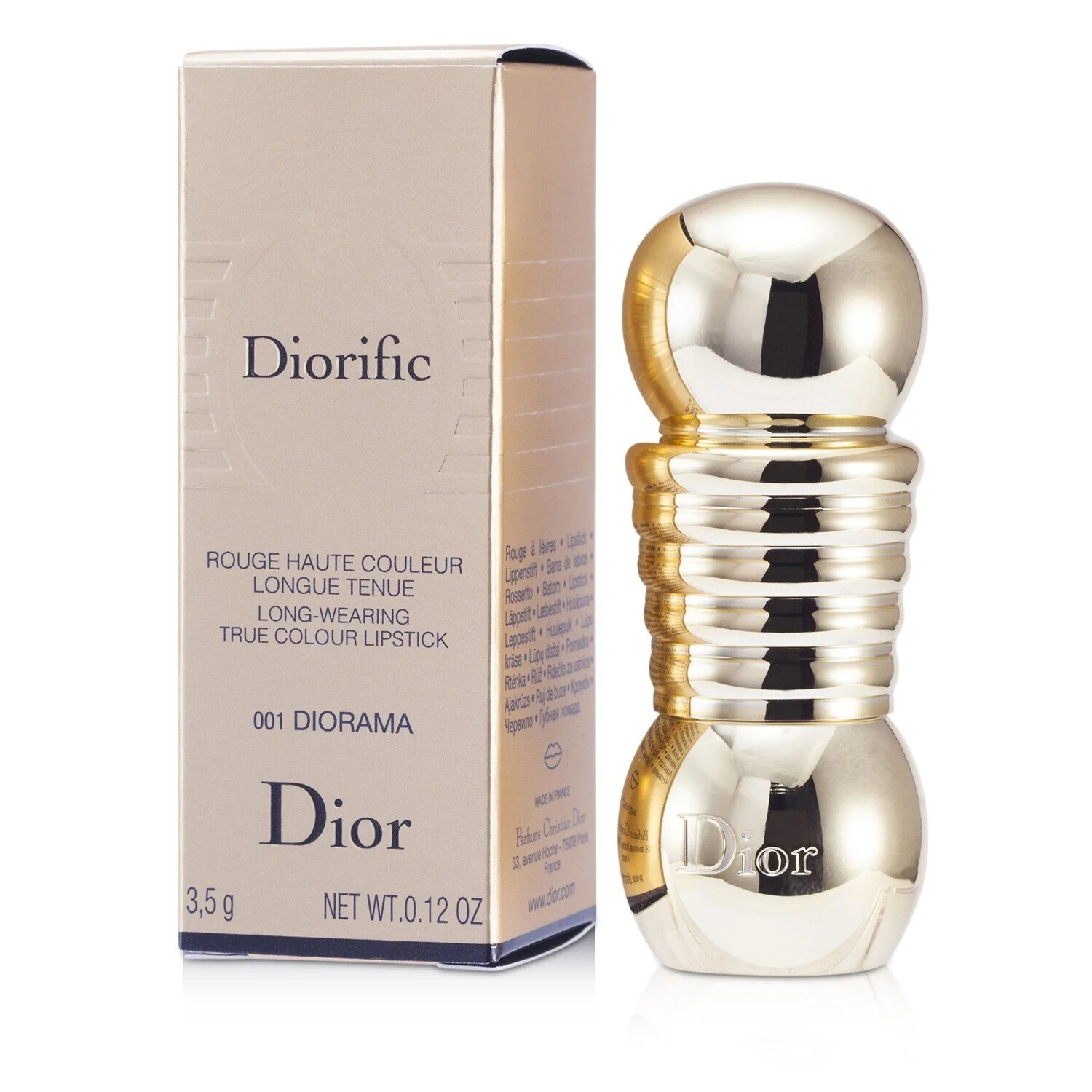 Christian Dior Diorific Lipstick (New Packaging) - No. 021 Icone (Box Slightly Damaged)  3.5g/0.12oz