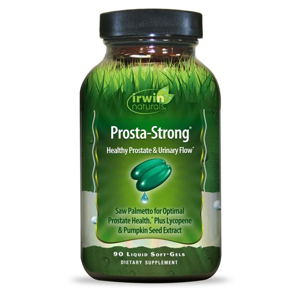 Irwin Naturals Prosta-Strong, Prostate Health - 90 ct (2 Pack) + Pill Case