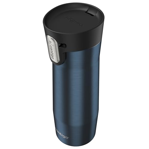 Contigo AUTOSEAL West Loop Vacuum-Insulated Stainless Steel Travel Mug with Easy-Clean Lid 20 oz Sake
