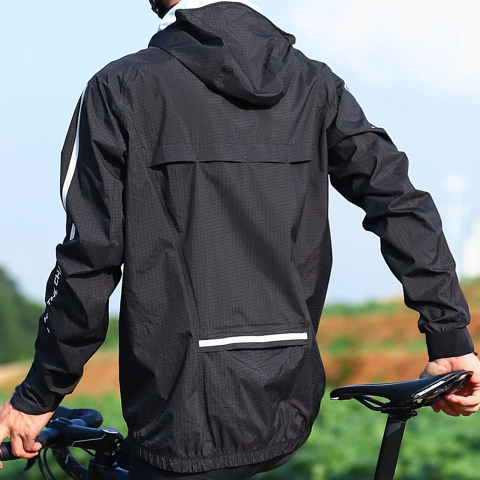 WEST BIKING Outdoor Jacket Windproof Sports Cycling Casual Coat for Men Women, Black S